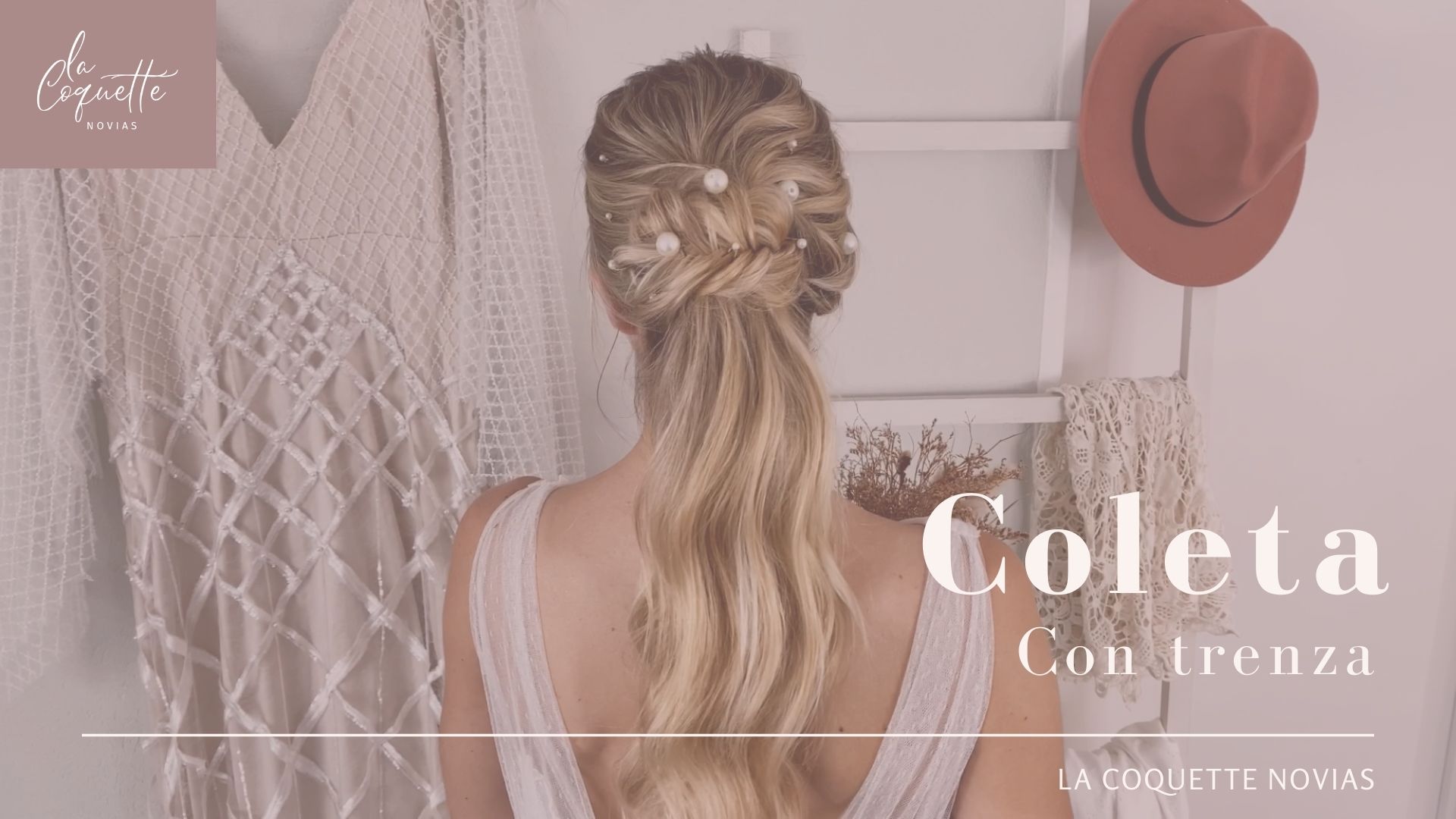 Coleta con trenza Millenial